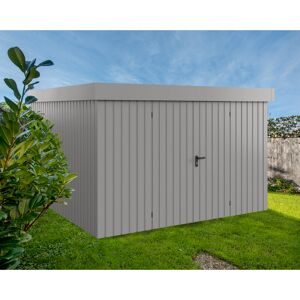 Gerätehaus 'Euroline EFD14 Trend-Sk' graualuminium 325 x 325 x 211 cm, Doppeltür