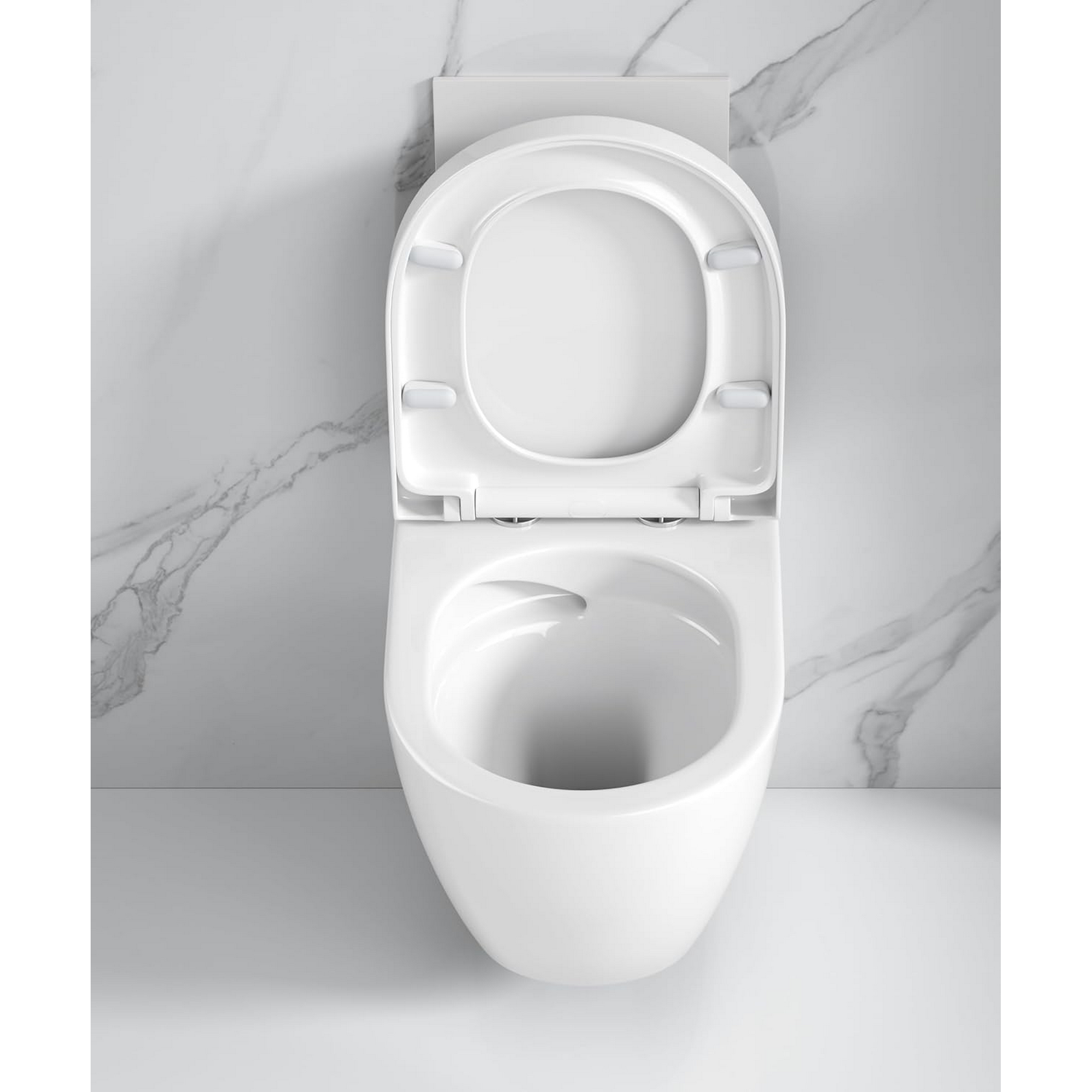Wand-WC 'Adonis Twister Flush' inklusive WC-Sitz, spülrandlos