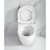 Wand-WC-Set spülrandlos 'Adonis Twister Flush' inklusive WC-Sitz weiß