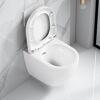 Wand-WC-Set spülrandlos 'Adonis Twister Flush' inklusive WC-Sitz weiß