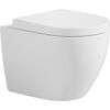 Wand-WC-Set spülrandlos 'Adonis Twister Flush' inklusive WC-Sitz weiß