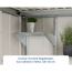 Regalboden 'Euroline 480' Stahl 88 x 37 x 8 cm, für Gerätehaus