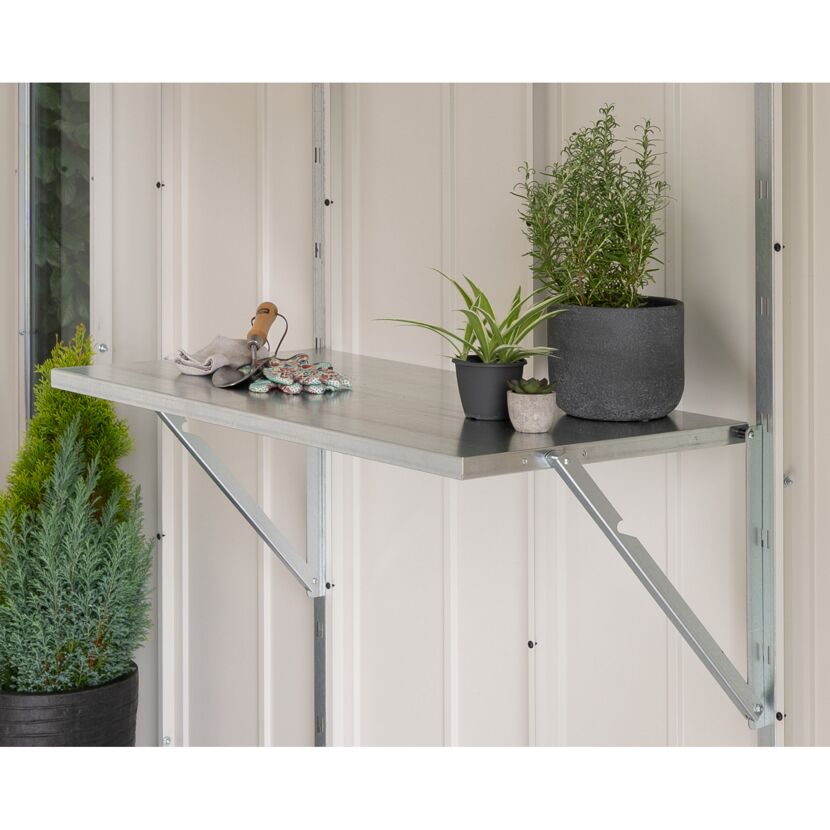 Klapptisch 'Euroline 960' Stahl 101 x 66 x 8 cm, für Gerätehaus
