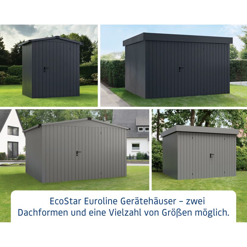 Klapptisch 'Euroline 960' Stahl 101 x 66 x 8 cm, für Gerätehaus