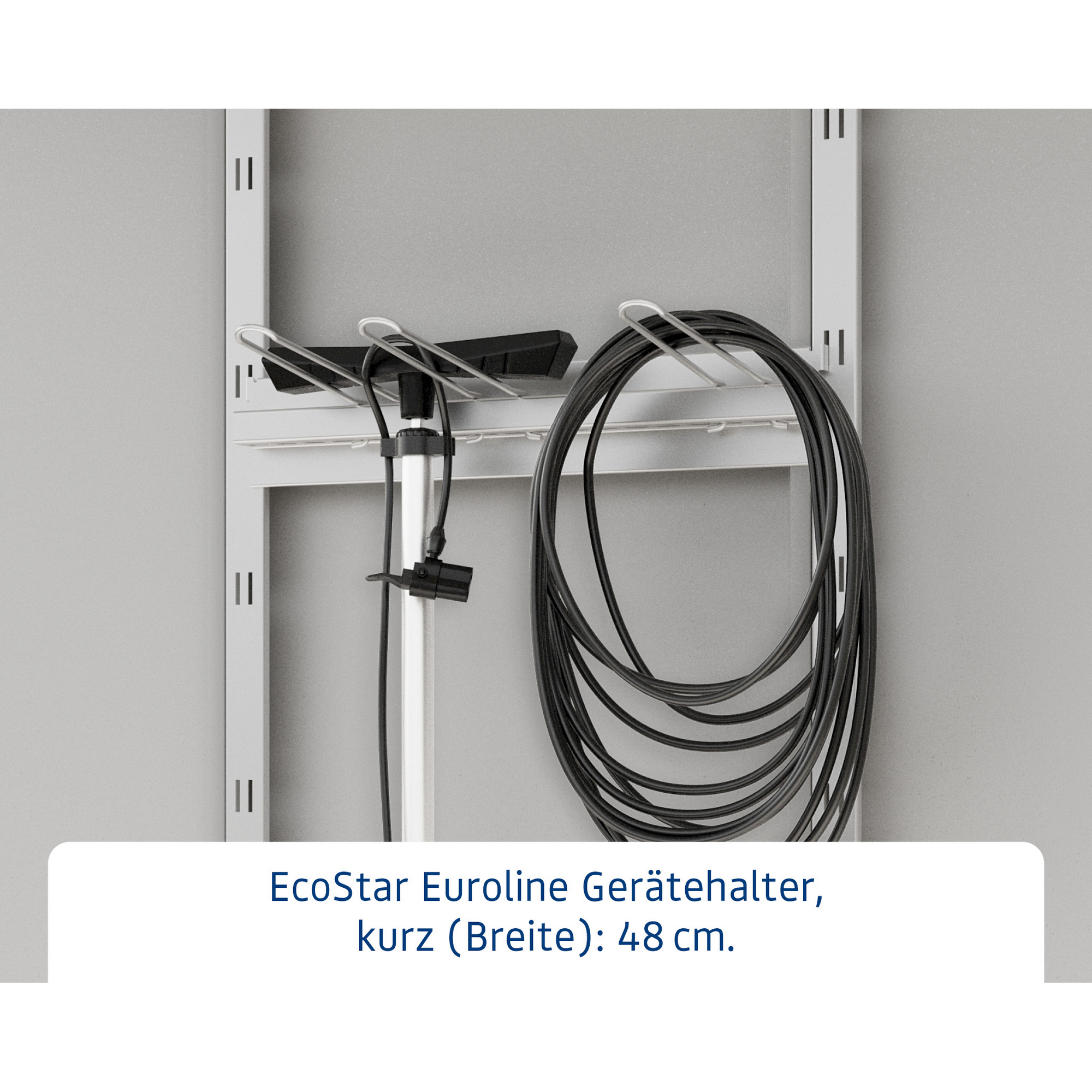 Gerätehalter 'Euroline 480' Stahl 51 x 11,5 x 8 cm