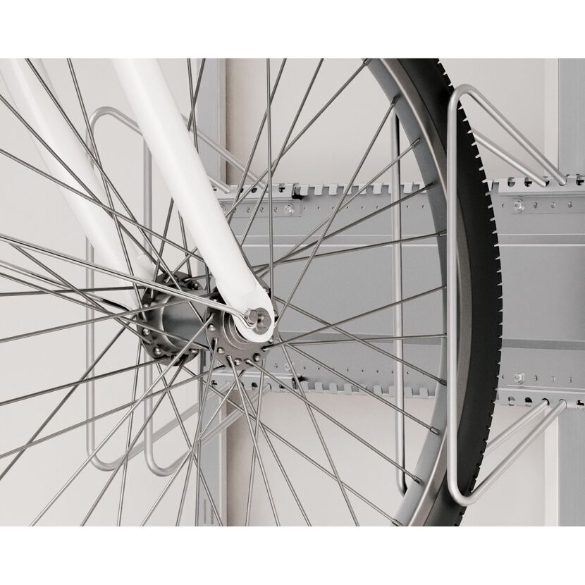 Fahrradhalter 'Euroline 480' waagerecht für Gerätehaus