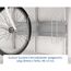 Fahrradhalter 'Euroline 960' waagerecht für Gerätehaus