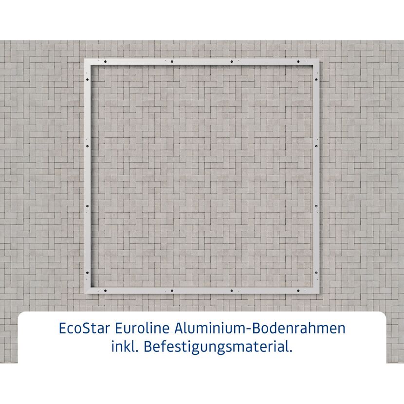 Bodenrahmen 'Euroline SD10/FD10/PD10' für Gerätehaus, 260 x 260 cm