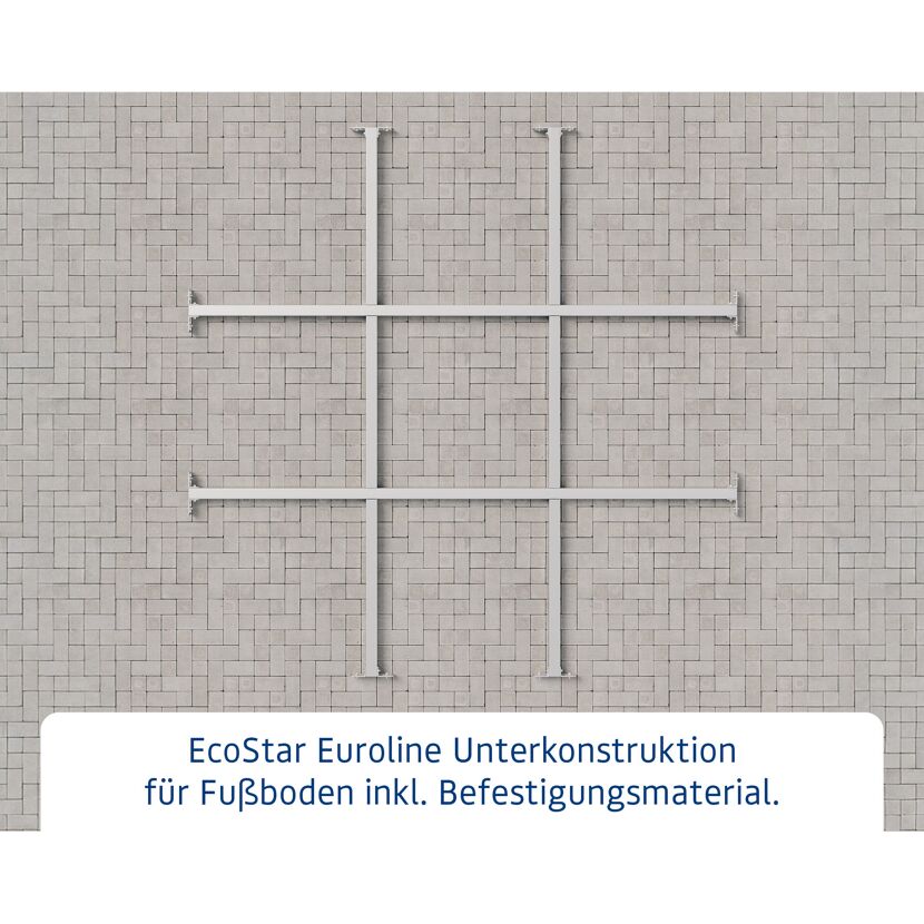 Unterkonstruktion 'Euroline SD1' Stahl, für Gerätehaus
