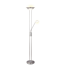 LED-Stehleuchte 'Ella' silber 2-flammig 180 cm
