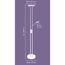 LED-Stehleuchte 'Ella' silber 2-flammig 180 cm