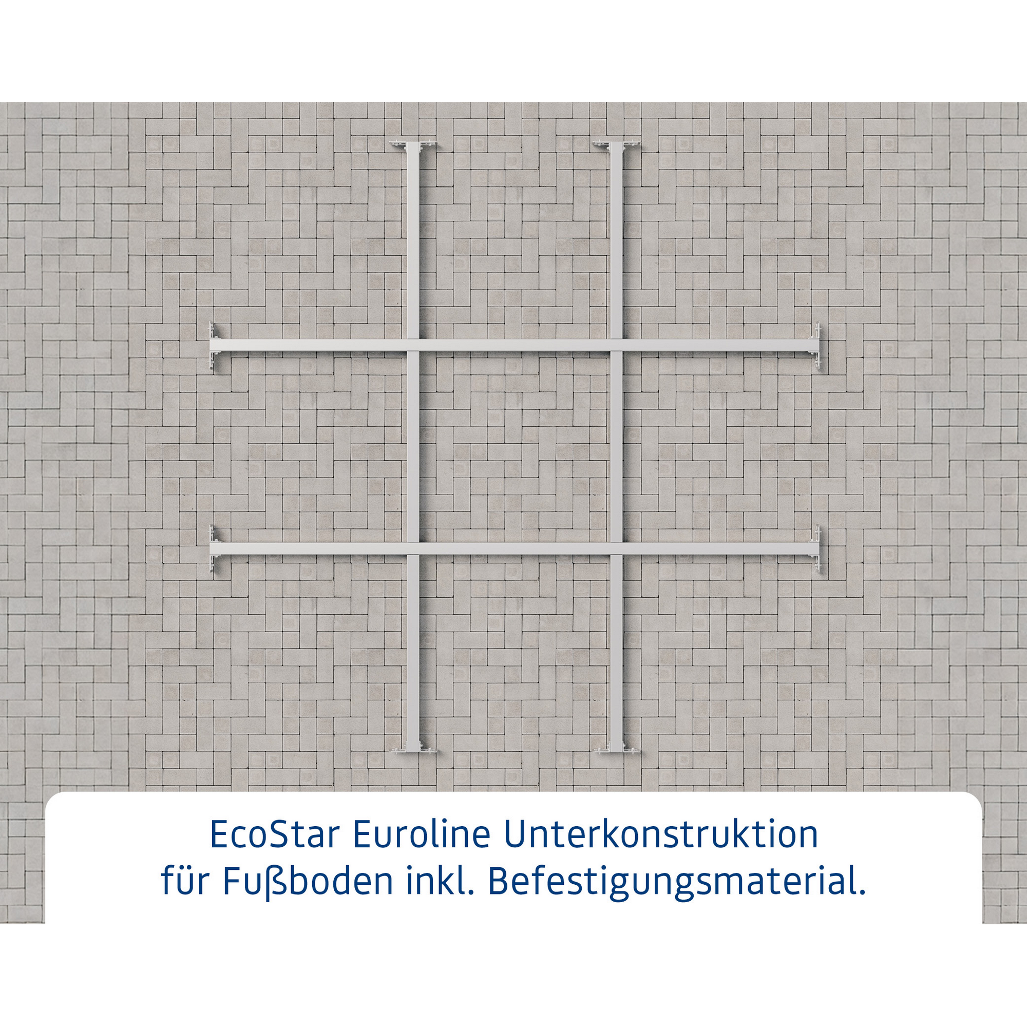 Unterkonstruktion 'Euroline SD7/FD7/PD7' Stahl, für Gerätehaus