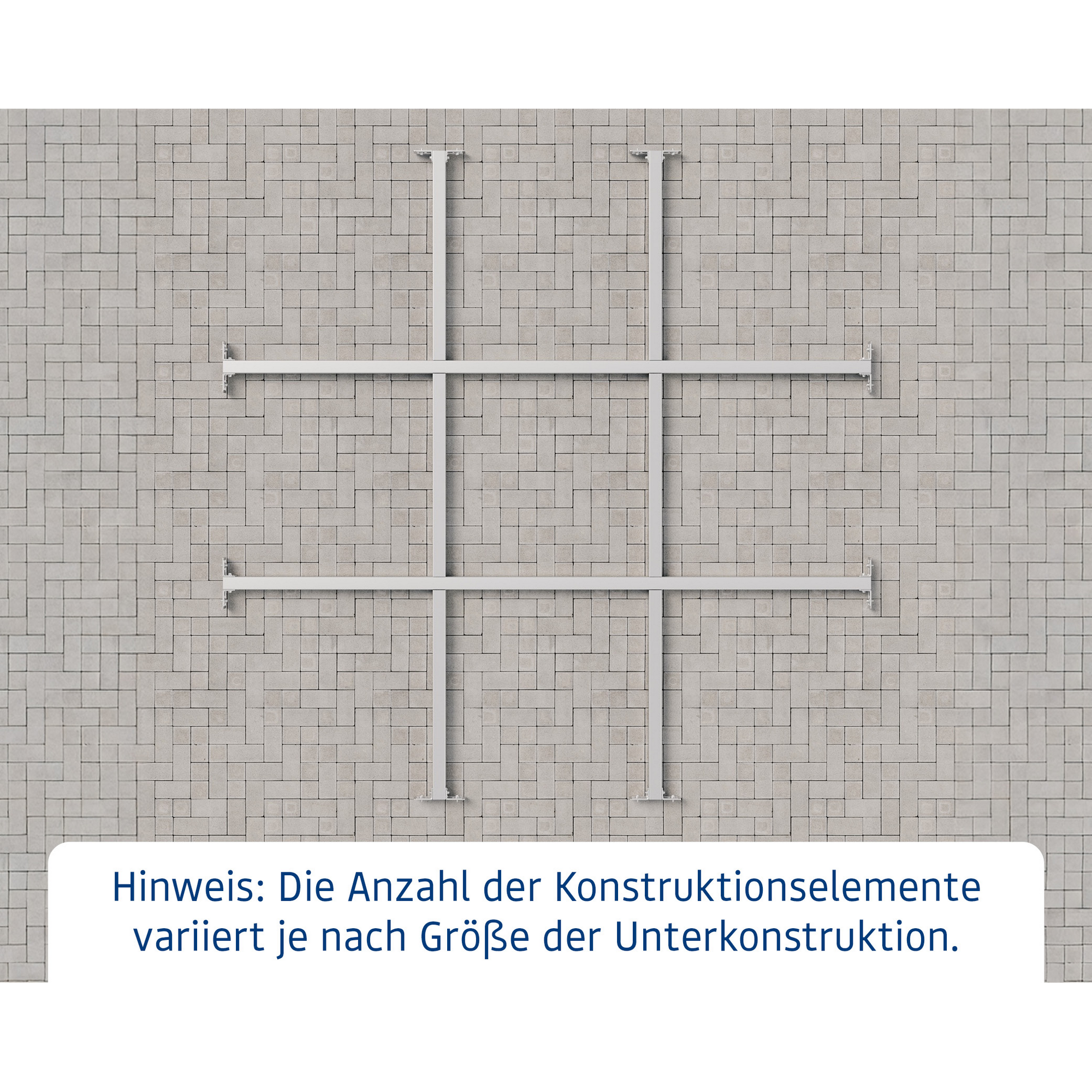 Unterkonstruktion 'Euroline SD7/FD7/PD7' Stahl, für Gerätehaus