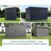 Gerätehaus-Fussboden 'Euroline SD3' Aluminium 110 x 96 x 8 cm