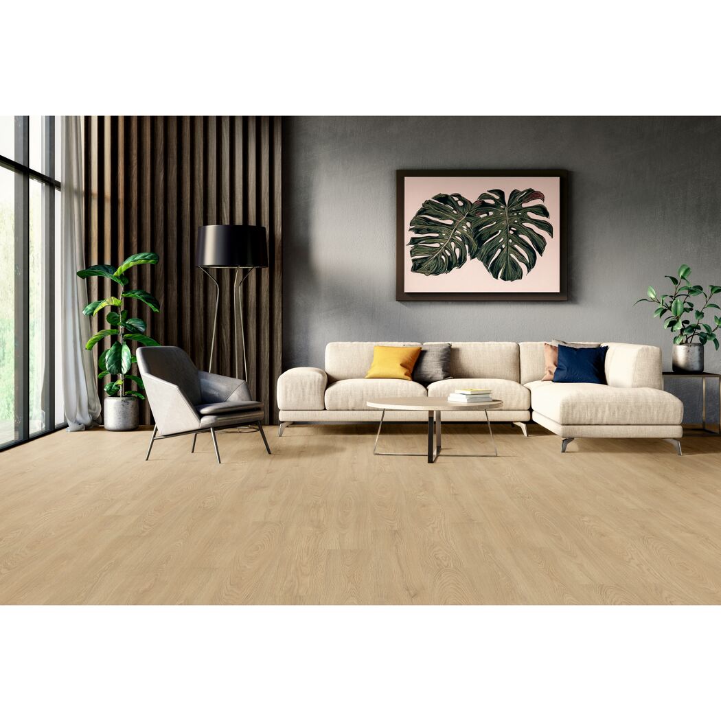 Laminat 'Comforth Oak Silk' eichefarben 6 mm