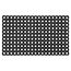 Gummiringmatte 'Boston' schwarz 80 x 120 cm