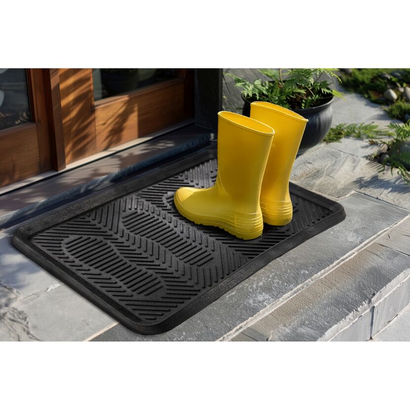 Schuhmatte 'Denver' schwarz 40 x 60 cm