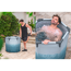 Eisbad 'LAY-Z-SPA Glacial Dip' mit Filterpumpe Ø 90 cm rund