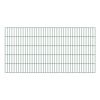 Grüner Doppelstabmattenzaun
