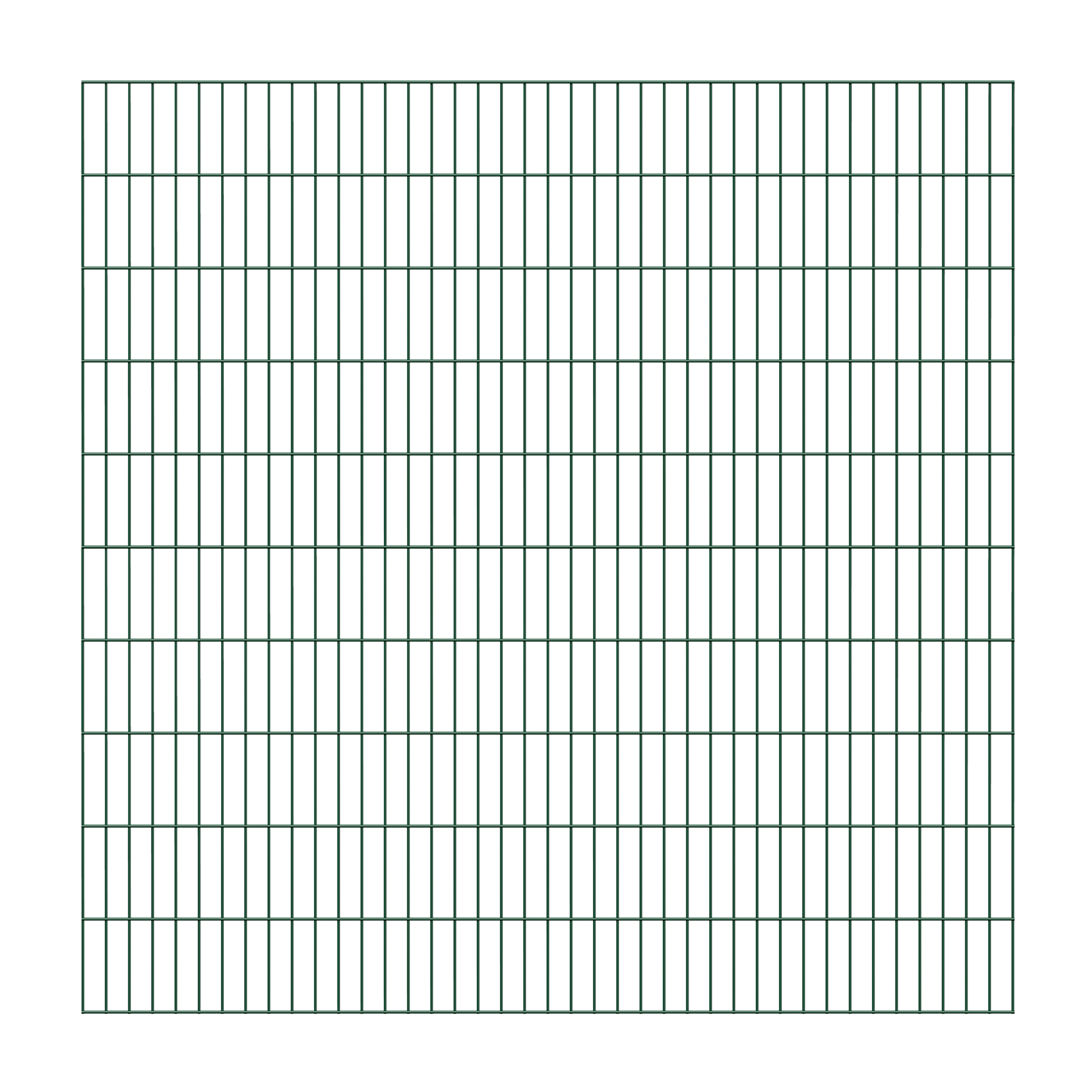 Doppelstabmatte 'Typ 6/5/6' grün 200 x 200 cm + product picture