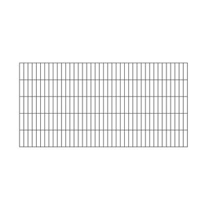 Doppelstabmatte 'Typ 6/5/6' anthrazit 200 x 100 cm