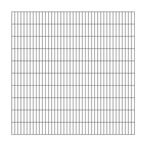 Doppelstabmatte 'Typ 6/5/6' anthrazit 200 x 200 cm