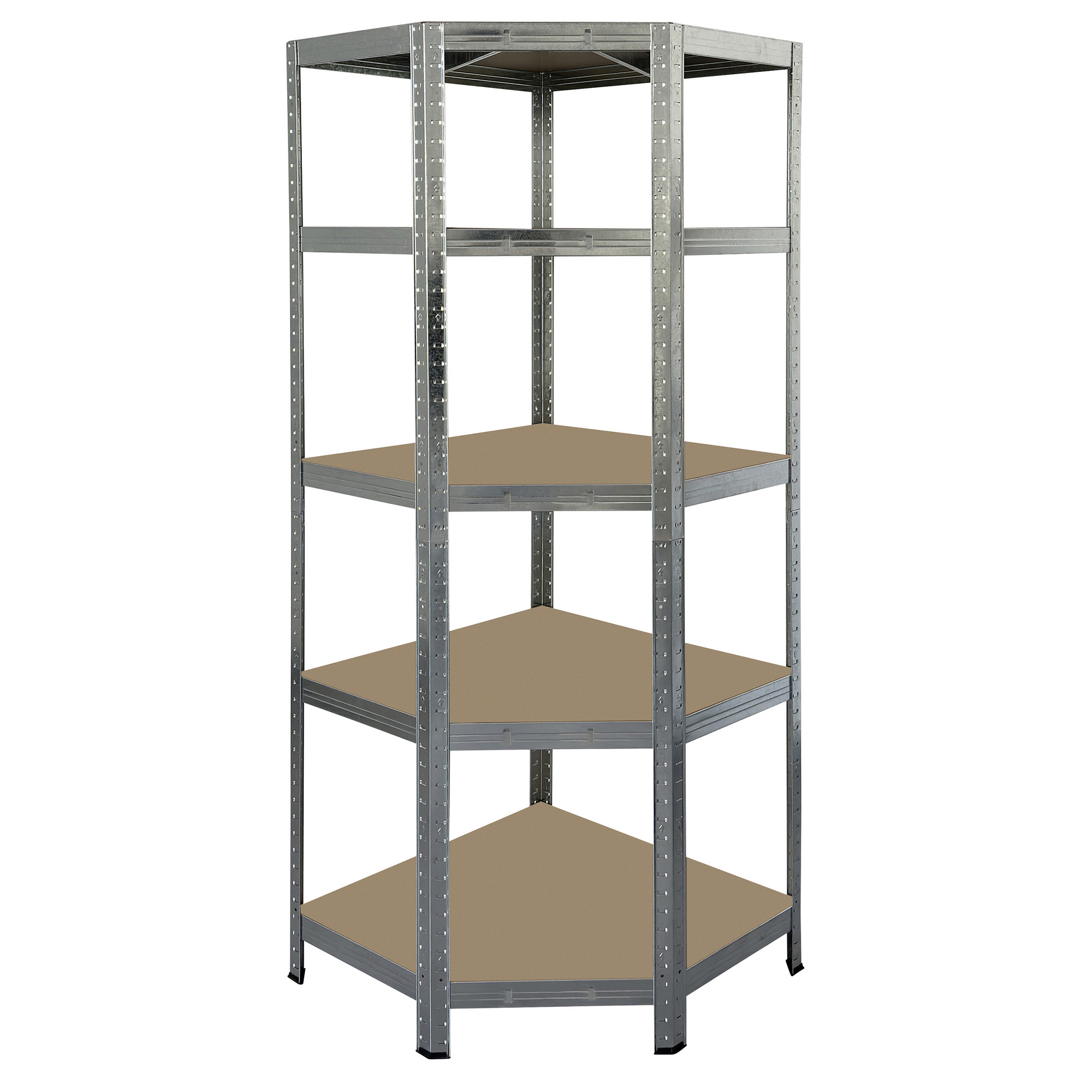 Eck-Schwerlastregal 180 x 70 x 40 cm 5 Böden à 175 kg