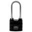Zylinder-Vorhangschloss '490 Ni HB 40 65 SB' schwarz 4,4 cm
