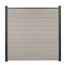 Steckzaun 'Solid' BPC Sandfarben 180 x 180 cm