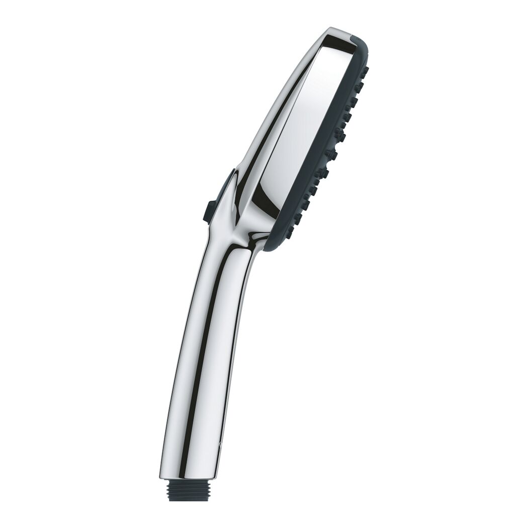 Handbrause 'Vitalio Comfort 110' chrom/schwarz 2 Strahlarten