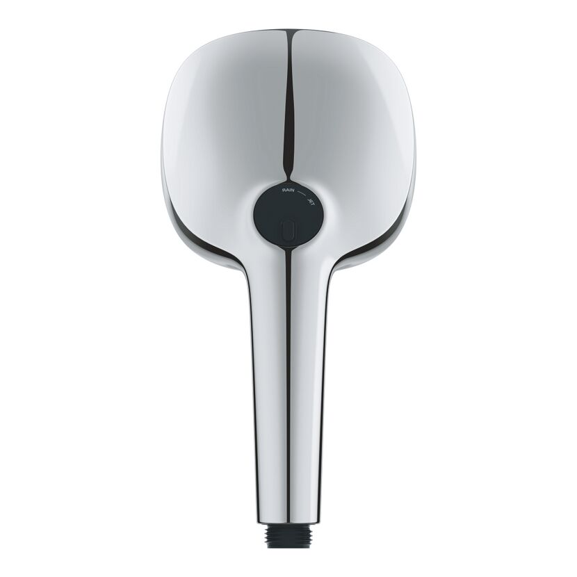 Handbrause 'Vitalio Comfort 110' chrom/schwarz 2 Strahlarten