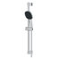 Brausestangenset 'Vitalio Comfort 110' chromfarben eckig 3 Strahlarten, 60 cm