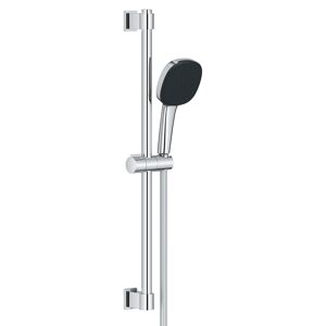 Brausestangenset 'Vitalio Comfort 110' chromfarben eckig 2 Strahlarten, 60 cm