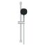 Brausestangenset 'Vitalio Comfort 110' chromfarben eckig 2 Strahlarten, 60 cm