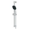Brausestangenset 'Vitalio Comfort 110' chromfarben eckig 2 Strahlarten, 60 cm