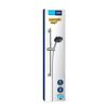 Brausestangenset 'Vitalio Comfort 110' chromfarben eckig 2 Strahlarten, 60 cm