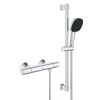 Thermostat-Brausegarnitur 'Precision Trend' chromfarben 3 Strahlarten, 60 cm