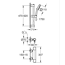 Thermostat-Brausegarnitur 'Precision Trend' chromfarben 3 Strahlarten, 60 cm