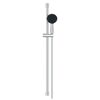 Brausestangenset 'Vitalio Start 110' chromfarben 2 Strahlarten, 90 cm