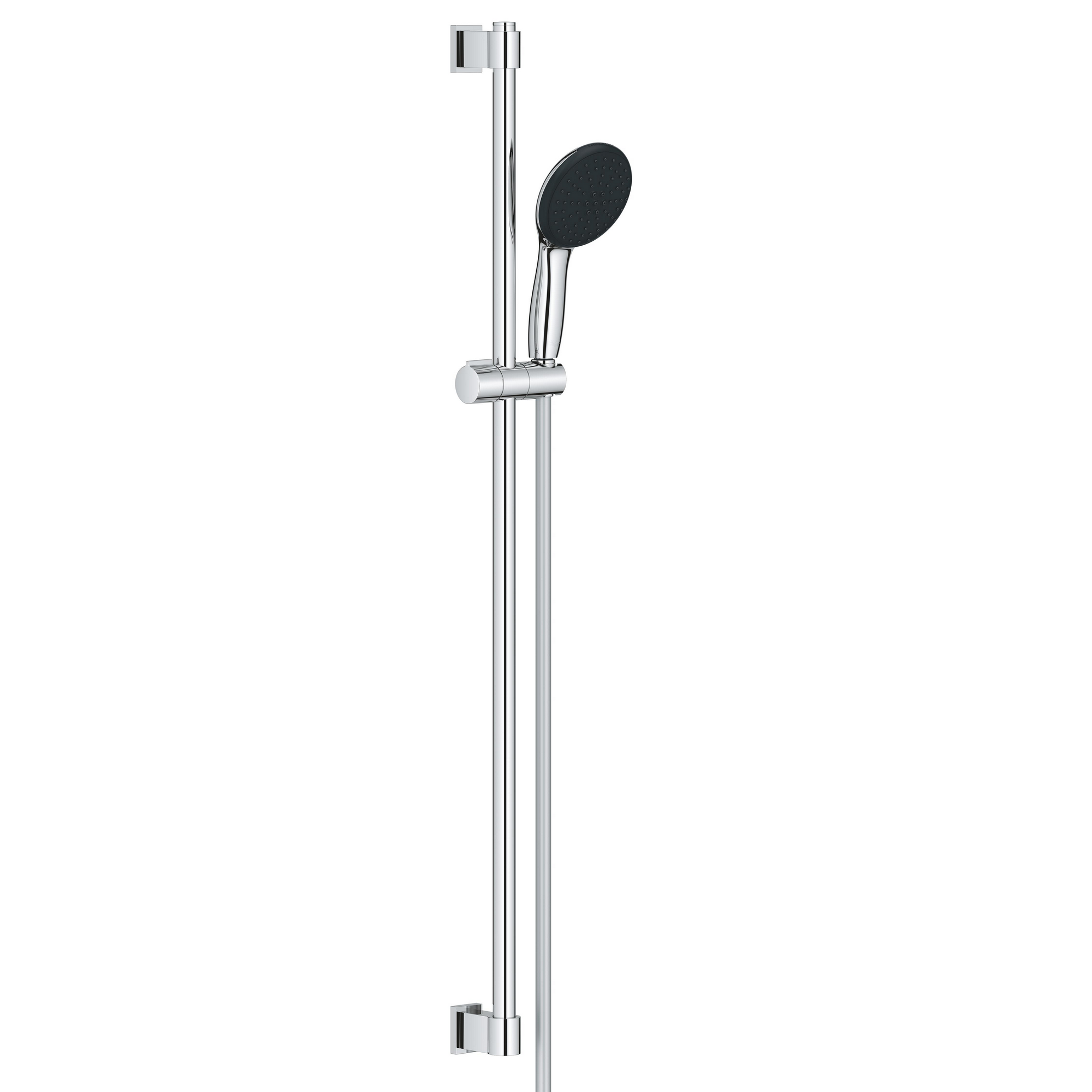 Brausestangenset 'Vitalio Start 110' chromfarben 2 Strahlarten, 90 cm