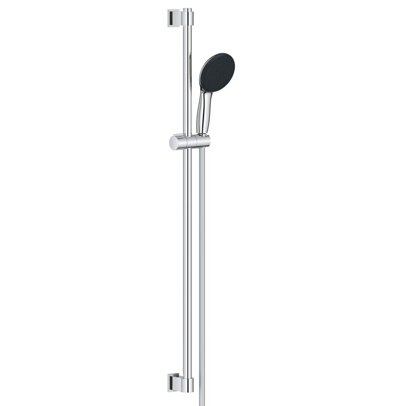 Brausestangenset 'Vitalio Start 110' chromfarben 2 Strahlarten, 90 cm