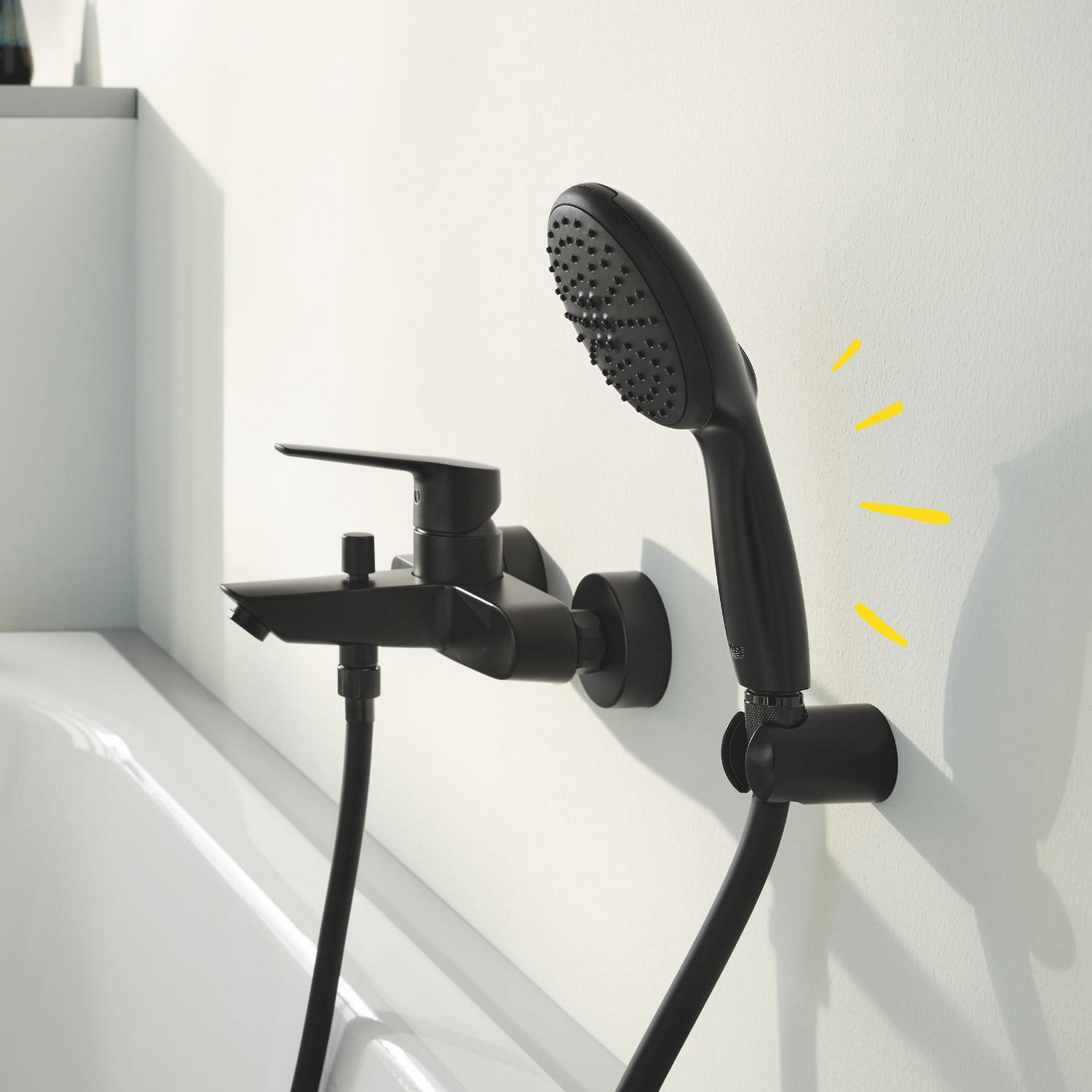 Brauseschlauch 'Vitalioflex Trend' matt schwarz 150 cm