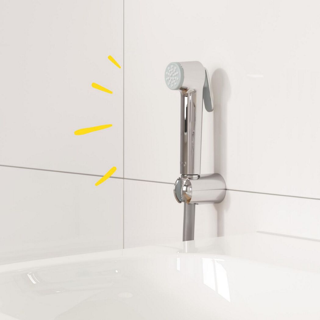 Handbrause 'Vitalio Trigger Spray 30' chromfarben 1 Strahlart
