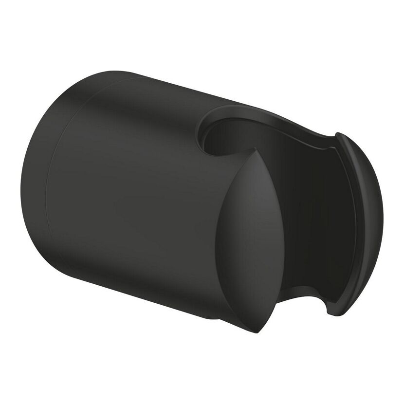 Schwarzer Duschkopfhalter