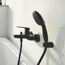 Wandbrausehalter 'Vitalio Universal' schwarz