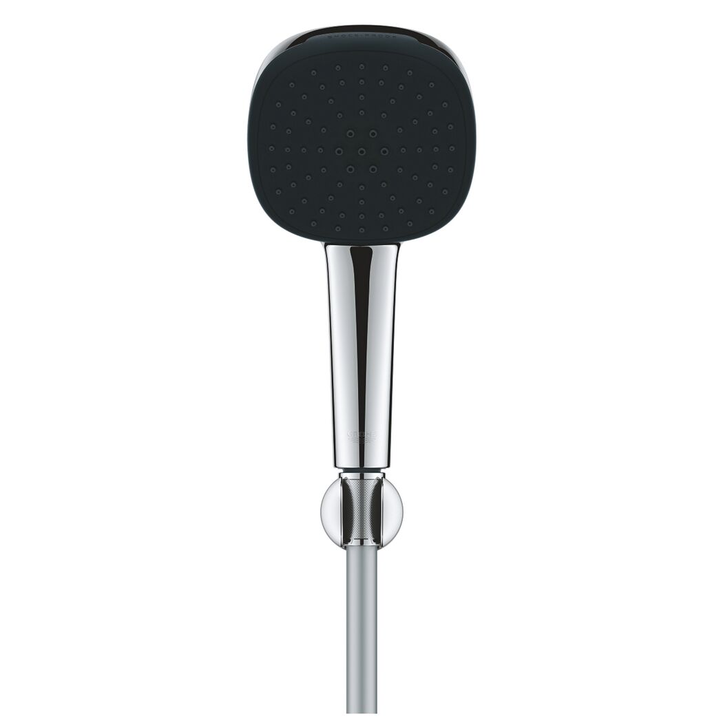 Wandhalterset 'Vitalio Comfort 110' chrom/schwarz 2 Strahlarten