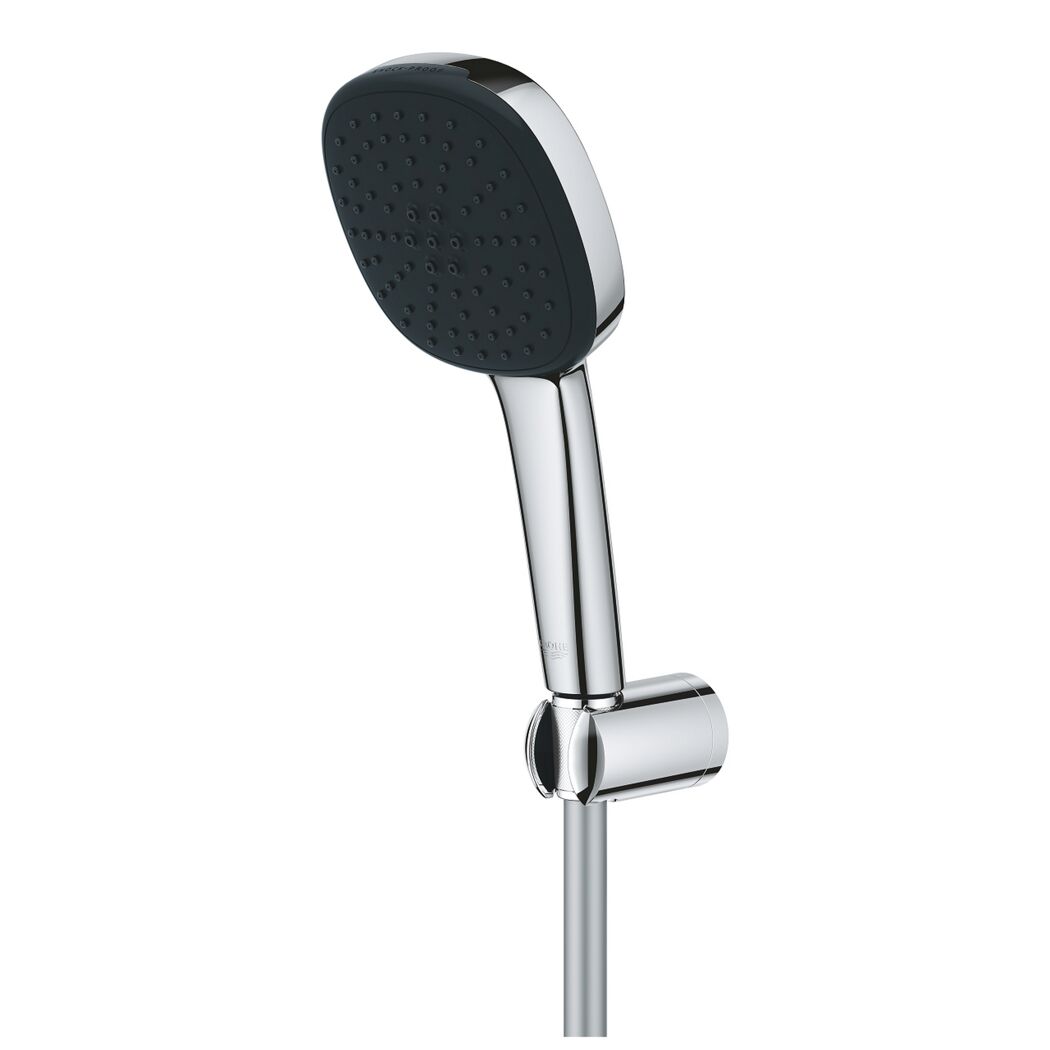 Wandhalterset 'Vitalio Comfort 110' chrom/schwarz 2 Strahlarten