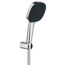 Wandhalterset 'Vitalio Comfort 110' chrom/schwarz 2 Strahlarten