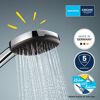 Wandhalterset 'Vitalio Comfort 110' chrom/schwarz 2 Strahlarten