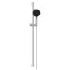 Brausestangenset 'Vitalio Comfort 110' chromfarben eckig 2 Strahlarten, 90 cm